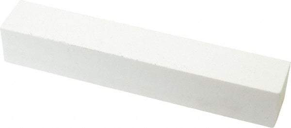 Norton - 220 Grit Aluminum Oxide Square Dressing Stick - 6 x 1 x 1, Very Fine Grade, Vitrified Bond - Benchmark Tooling