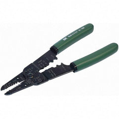 SK - Wire & Cable Strippers - 8" W/CUSHION GRIP CRIMPING/STRIPPING PLIER - Benchmark Tooling