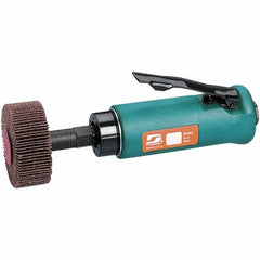 Dynabrade - 0.5 hp, 18,000 RPM Finishing Sander - 30 CFM Air Consumption, 6.21 bar Air Pressure, 1/4 NPT Inlet - Benchmark Tooling