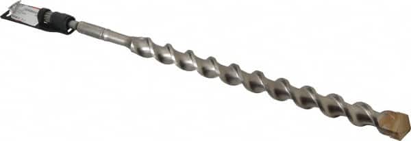 Milwaukee Tool - 1-1/4" Diam, Spline Shank, Carbide-Tipped Rotary & Hammer Drill Bit - Benchmark Tooling