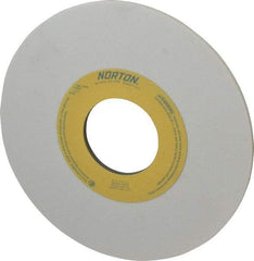 Norton - 10" Diam x 3" Hole x 1/4" Thick, K Hardness, 80 Grit Surface Grinding Wheel - Aluminum Oxide, Type 1, Medium Grade, 2,485 Max RPM, Vitrified Bond, No Recess - Benchmark Tooling