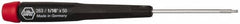 Wiha - 1/16" Precision Miniature Hex Driver - 1-31/32" Bade Length, Tapered Handle, 5-3/4" OAL - Benchmark Tooling