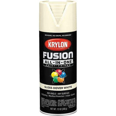 Krylon - Spray Paints Type: Acrylic Enamel Spray Paint Color: Dover White - Benchmark Tooling