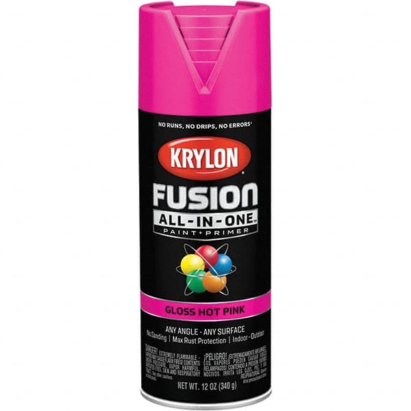 Krylon - Spray Paints Type: Acrylic Enamel Spray Paint Color: Hot Pink - Benchmark Tooling