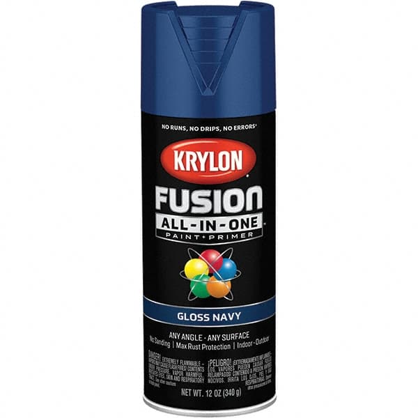 Krylon - Spray Paints Type: Acrylic Enamel Spray Paint Color: Navy - Benchmark Tooling