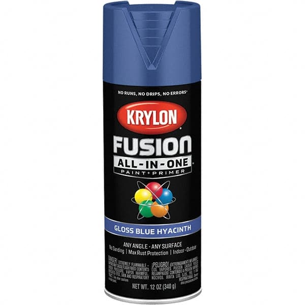 Krylon - Spray Paints Type: Acrylic Enamel Spray Paint Color: Blue Hyacinth - Benchmark Tooling