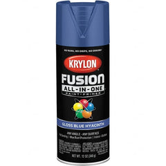 Krylon - Spray Paints Type: Acrylic Enamel Spray Paint Color: Blue Hyacinth - Benchmark Tooling