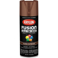 Krylon - Spray Paints Type: Acrylic Enamel Spray Paint Color: Espresso - Benchmark Tooling