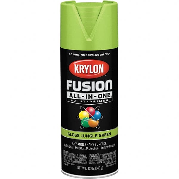 Krylon - Spray Paints Type: Acrylic Enamel Spray Paint Color: Jungle Green - Benchmark Tooling