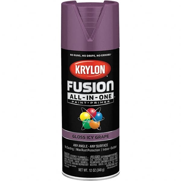 Krylon - Spray Paints Type: Acrylic Enamel Spray Paint Color: Icy Grape - Benchmark Tooling