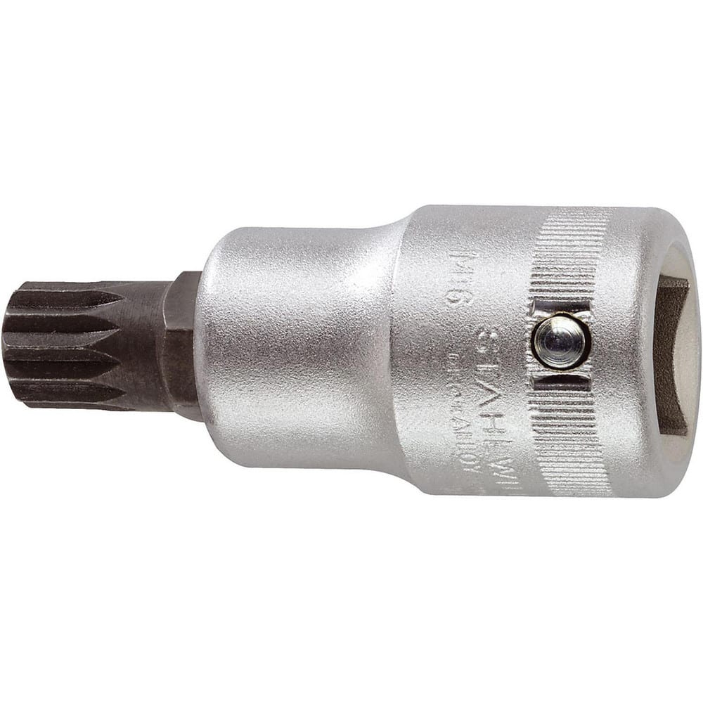 Screwdriver & Drag Link Sockets; Type: XZN Screwdriver Socket; Drive Size (Inch): 0.75 in; Blade Width (mm): 34.7 mm; Blade Thickness (Decimal Inch): 1 mm; Point Size: M18; Finish: Chrome-Plated; Insulated: No; Non-sparking: No; Tether Style: Not Tether C