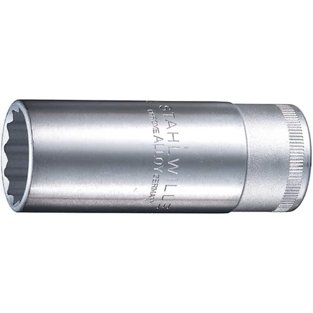 Hand Sockets; Socket Type: Deep Socket; Drive Size: 1/2 in; Socket Size (mm): 13; Drive Style: Hex; Overall Length (Decimal Inch): 3.2700; Material: Steel; Insulated: No; Tether Style: Not Tether Capable; Features: Anti-Slip Drive profile; Thin wall; Coat