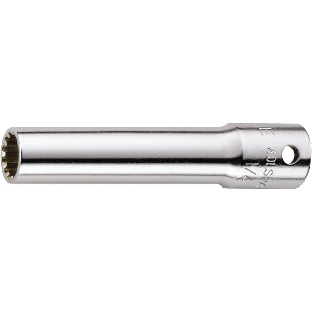 Specialty Sockets; Type: Spline Socket; Drive Size: 0.25 in; Socket Size: SP10; Insulated: No; Non-sparking: No; Tether Style: Not Tether Capable; Features: Thin wall; Finish/Coating: Chrome-Plated; Finish: Chrome-Plated; Drive Size: 0.25 in; Socket Type: