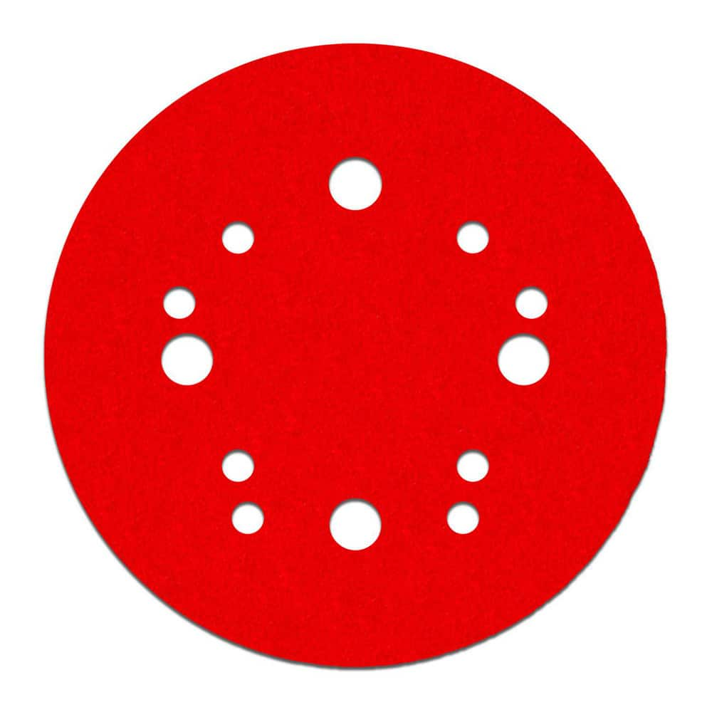 Hook & Loop Discs; Disc Diameter (Decimal Inch): 5; Grade: Ultra Coarse; Grit: 40; Abrasive Material: Ceramic Blend; Disc Color: Red; Package Quantity: 50; Grit: 40; Grit: 40; Package Quantity: 50