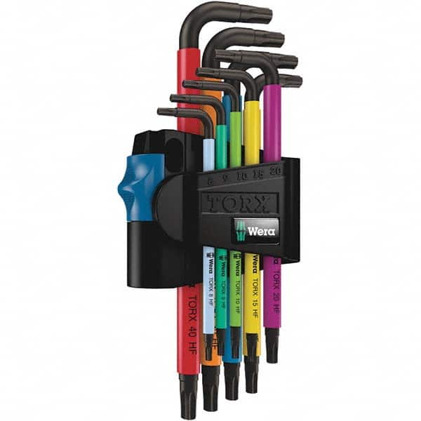Wera - Torx Key Sets End Type: Torx Torx Size Range: T8 - T40 - Benchmark Tooling