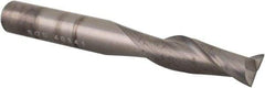 SGS - 6mm, 19mm LOC, 6mm Shank Diam, 50mm OAL, 2 Flute, Solid Carbide Square End Mill - Single End, Uncoated, Spiral Flute, 30° Helix, Centercutting, Right Hand Cut, Right Hand Flute, Series 3 - Benchmark Tooling
