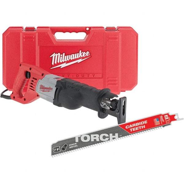 Milwaukee Tool - Electric Reciprocating Saws Amperage: 12.00 Strokes per Minute: 3000 - Benchmark Tooling