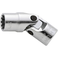 Specialty Sockets; Type: Spline Socket; Drive Size: 0.25 in; Socket Size: SP 8; Insulated: No; Non-sparking: No; Tether Style: Not Tether Capable; Features: Uniflex; Thin wall; Finish/Coating: Chrome-Plated; Finish: Chrome-Plated; Drive Size: 0.25 in; Soc