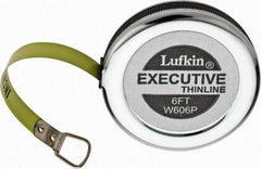 Lufkin - 1/16 Inch Graduation, 6 Ft Measurement, Steel Diameter Tape Measure - 1/4 Inch Wide - Benchmark Tooling