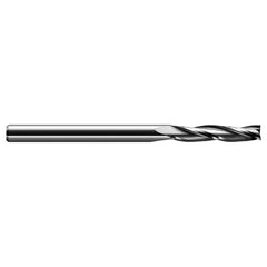 ‎End Mills for Plastics - 3 Flute - 0.0469″ (3/64″) Cutter Diameter × 0.3750″ (3/8″) Length of Cut Carbide Square Upcut End Mill Slow Finisher for Plastic, 3 Flutes - Exact Industrial Supply