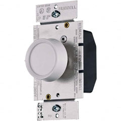 Hubbell Wiring Device-Kellems - 1 Pole, 120 VAC, 5 Amp, Residential Grade Rotary Dimmer Switch - Benchmark Tooling