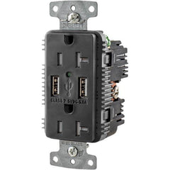 Hubbell Wiring Device-Kellems - USB Receptacles Number of USB Ports: 2 Number of Receptacles: 2 - Benchmark Tooling