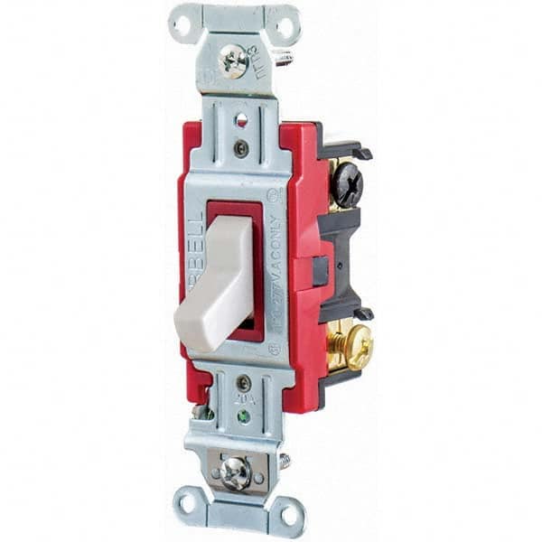 Hubbell Wiring Device-Kellems - Toggle Switches Switch Type: Heavy Duty Switch Sequence: Off-On - Benchmark Tooling