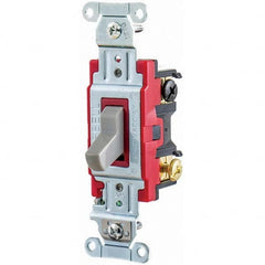 Hubbell Wiring Device-Kellems - Toggle Switches Switch Type: Heavy Duty Switch Sequence: Off-On - Benchmark Tooling