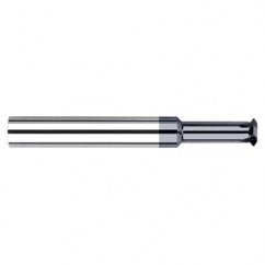 0.0930″ (3/32″) Cutter Diameter × 0.1870″ (3/16″) Reach Carbide Single Form #5 Thread Milling Cutter for Hardened Steels, 4 Flutes, AlTiN Nano Coated - Benchmark Tooling