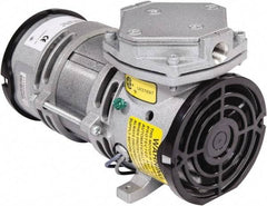 Gast - Diaphragm-Type Vacuum Pumps Horsepower: 1/8 Cubic Feet per Minute: 0.70 - Benchmark Tooling