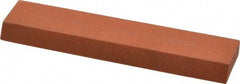 Norton - 4-1/2" Long x 1" Wide x 5/16" Thick, Aluminum Oxide Sharpening Stone - Rectangle, Fine Grade - Benchmark Tooling