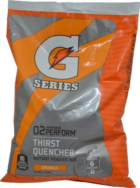 Gatorade - 51 oz Pack Orange Activity Drink - Powdered, Yields 6 Gal - Benchmark Tooling