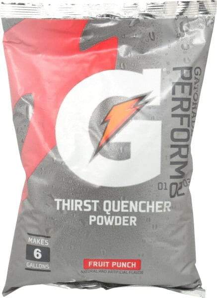 Gatorade - 51 oz Pack Fruit Punch Activity Drink - Powdered, Yields 6 Gal - Benchmark Tooling