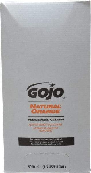 GOJO - 5 L Dispenser Refill Liquid Hand Cleaner - White, Orange Scent - Benchmark Tooling