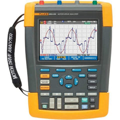 Fluke - 3 Phase, 1,000 VAC, 0.01 to 400 Amp Capability, 500 Hz Calibration, VGA Display Power Meter - ±(3% + 10 Counts) Excluding Current Clamp Current Accuracy, ±(3% + 10 Counts) Voltage Accuracy - Benchmark Tooling