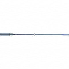 Guhring - #28, 320mm Flute Length, 314.64mm Depth of Cut, Solid Carbide Shank, Single Flute Gun Drill - Benchmark Tooling