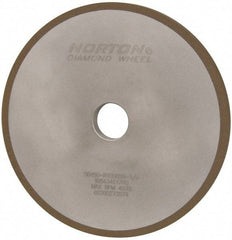 Norton - 8" Diam x 1-1/4" Hole x 1/2" Thick, 150 Grit Surface Grinding Wheel - Diamond, Type 1A1, Very Fine Grade, Resinoid Bond - Benchmark Tooling