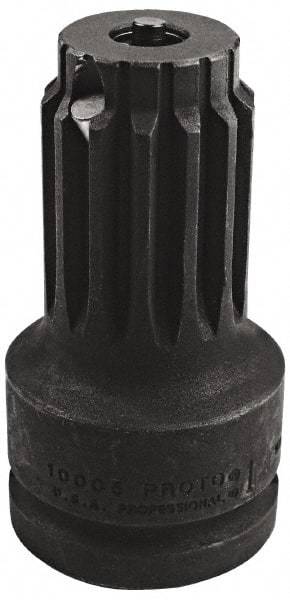 Proto - No. 5 Spline Male 1 Female Impact Drive Adapter - 4-1/2" OAL - Benchmark Tooling