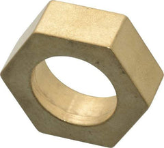 Mitee-Bite - 1", Brass, Hex Clamp Washer - 3/8" Overall Height - Benchmark Tooling