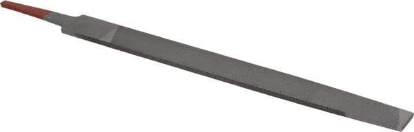 Simonds File - 8" Long, Bastard Cut, Mill American-Pattern File - Single Cut, Tang - Benchmark Tooling