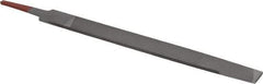 Simonds File - 8" Long, Bastard Cut, Mill American-Pattern File - Single Cut, Tang - Benchmark Tooling