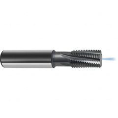 Guhring - 13/16-20 UNC/UNF , 15.95mm Cut Diam, 5 Flute Solid Carbide Helical Flute Thread Mill - Internal Thread, 25mm LOC, 90mm OAL, 16mm Shank Diam - Exact Industrial Supply