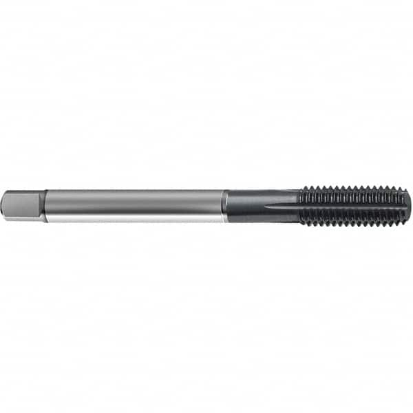 Guhring - #10-32 UNF 2BX H5/H6 Thread Limit Modified Bottoming Thread Forming Tap - High Speed Steel, TiCN Finish, 2.756" OAL, Right Hand Thread, Series 4378 - Benchmark Tooling