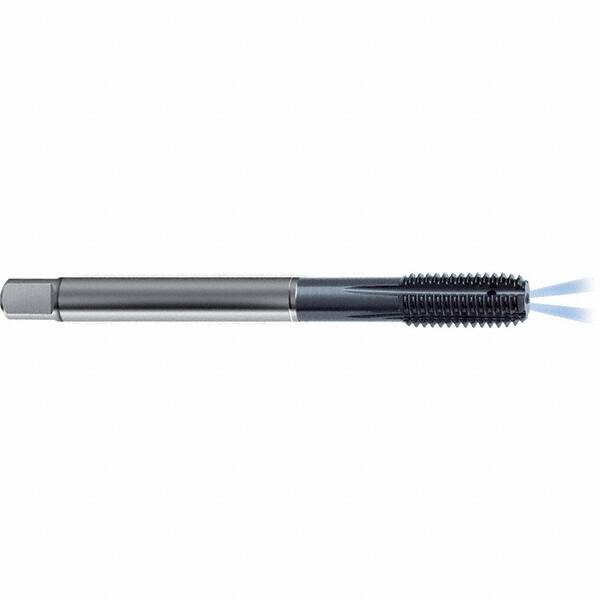 Guhring - 3/8-24 UNF 2BX H7/H8 Thread Limit Modified Bottoming Thread Forming Tap - High Speed Steel, TiCN Finish, 3.543" OAL, Right Hand Thread, Series 4380 - Benchmark Tooling