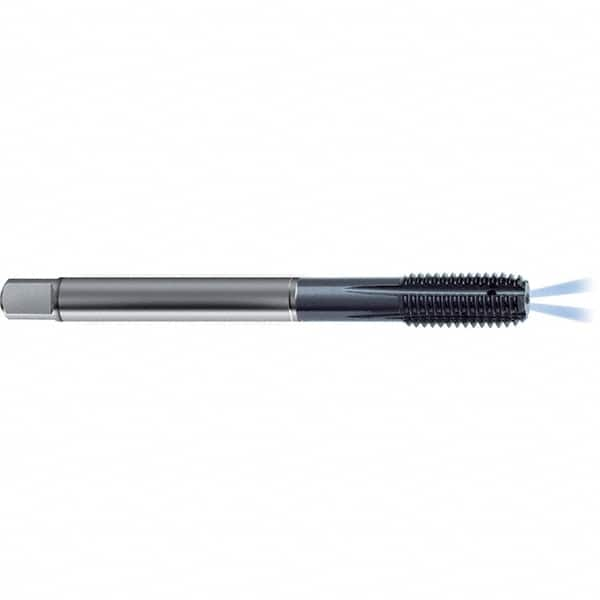 Guhring - 3/8-16 UNC 2BX H8/H9 Thread Limit Modified Bottoming Thread Forming Tap - High Speed Steel, TiCN Finish, 3.937" OAL, Right Hand Thread, Series 4379 - Benchmark Tooling