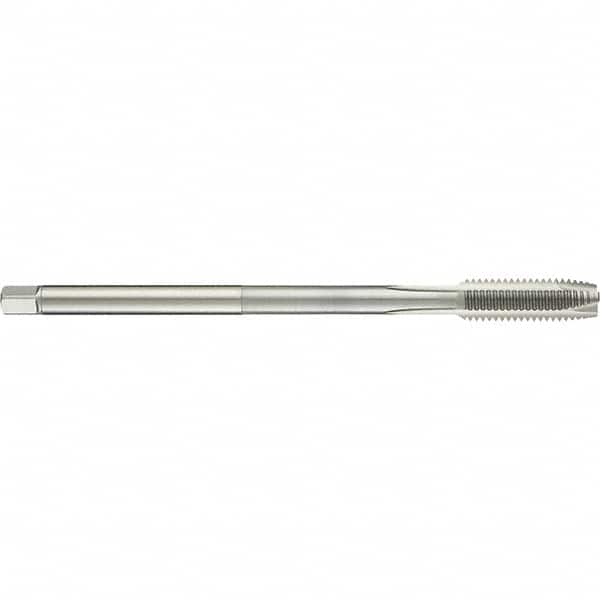 Guhring - M16x2.00 Metric 6H 3 Flute Bright Finish High Speed Steel Straight Flute Standard Hand Tap - Plug, Right Hand Thread, 200mm OAL, D6/D7 Limit - Exact Industrial Supply