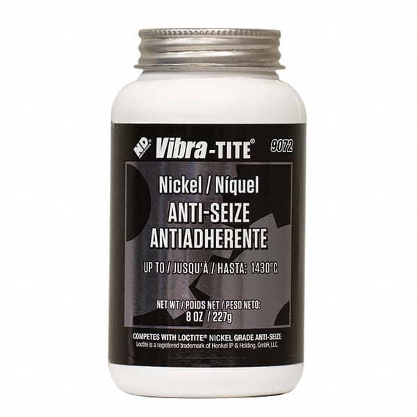 Vibra-Tite - 8 oz Jar, Nickel Anti-Seize Lubricant, with Brush Cap - Benchmark Tooling