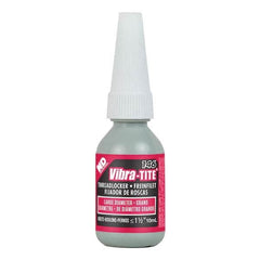 Vibra-Tite - 10 mL Bottle, Red, Large Diameter/High Strength Threadlocker - Benchmark Tooling