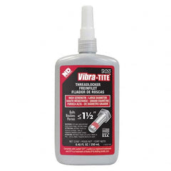 Vibra-Tite - 250 mL Bottle, Red, Large Diameter/High Strength Threadlocker - Benchmark Tooling