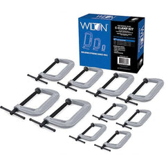 Wilton - C-Clamp & Cantilever Clamp Sets Clamp Type: Standard C-Clamp Type: Adjustable Clamp Set - Benchmark Tooling